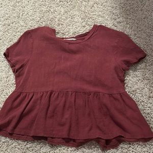 Mauve blouse